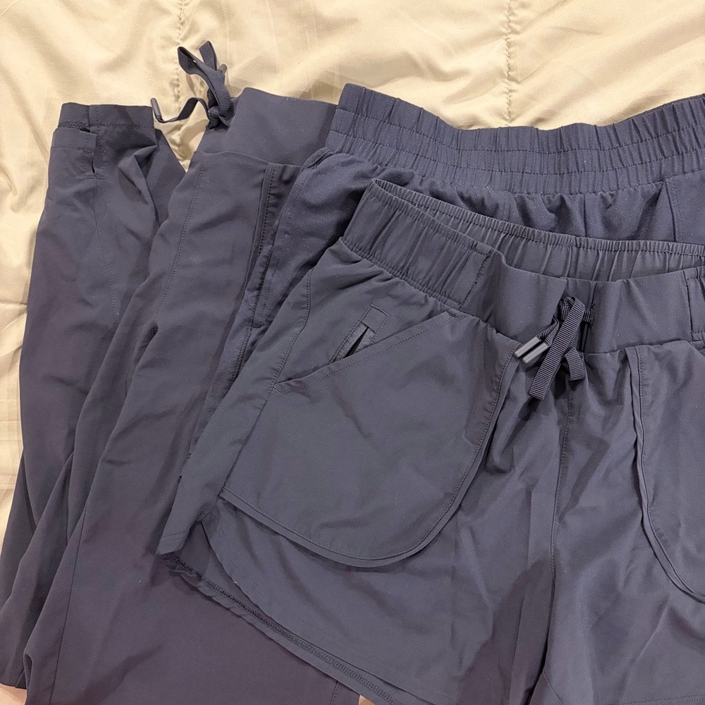 3 All in Motion Black Pants and Shorts